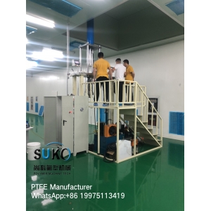 韓國項目已圓滿完成安裝調(diào)試，糊膏擠出機(jī)一體機(jī)整線正式投入使用！